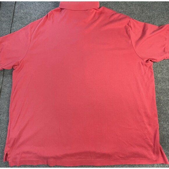 Polo Ralph Lauren Shirt Mens 4XB Red Short Sleeve Red Pony Big Tall Preppy - Picture 12 of 16